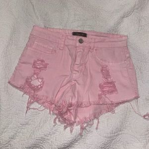 Pink shorts size XS (fit a 24/25) theyre stretchy